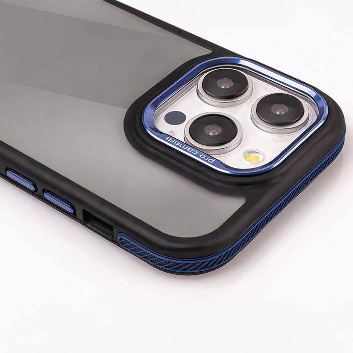 Nakładka Crystal Black do Xiaomi Redmi Note 14 5G (Global) niebieska