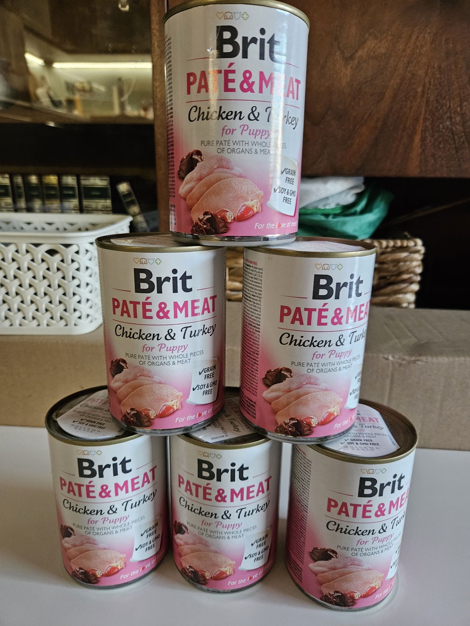 Brit care puppy pate 6 puszek