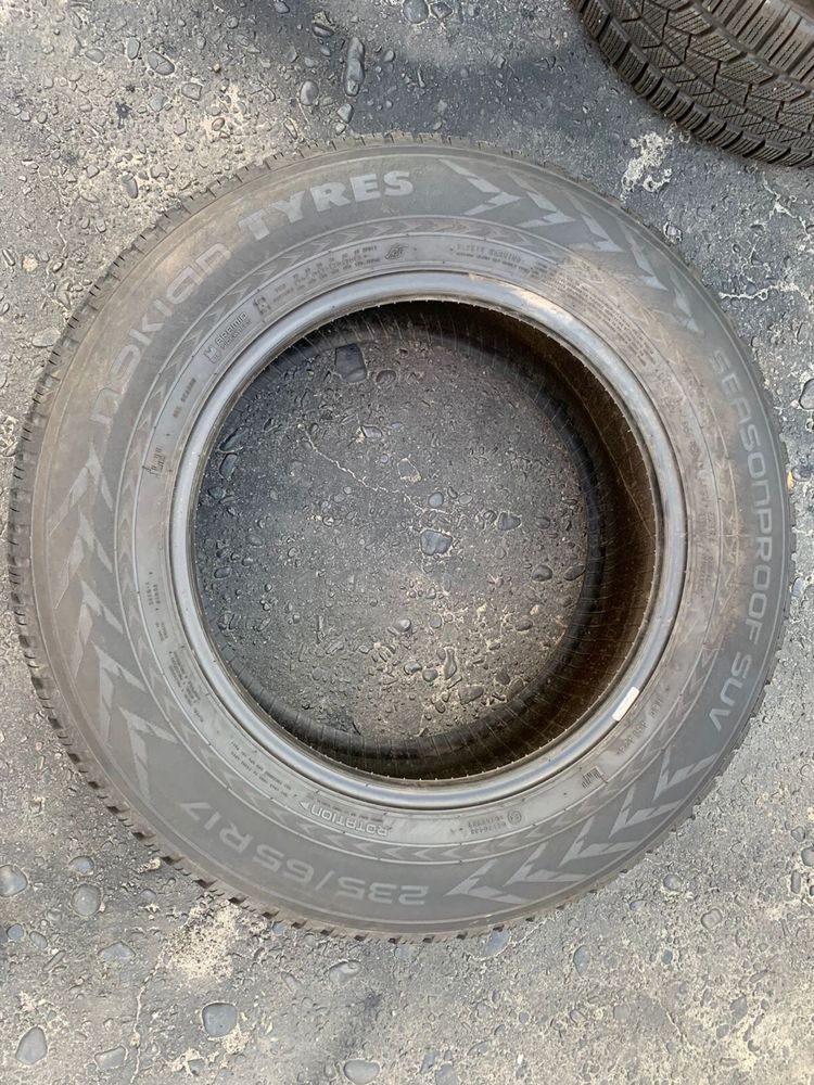Шини 235/65 R17 пара Nokian 2021p зима 7,2мм