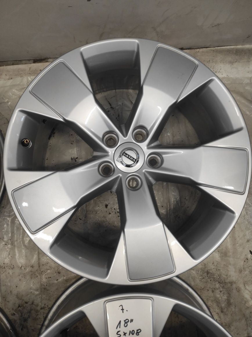 7. Felgi aluminiowe ORYGINAŁ VOLVO R 18 5x108 Bardzo Ładne