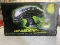 Cabeça Alien suporte de CDs c/ 9 CDs NOVO 25° Aniversário
