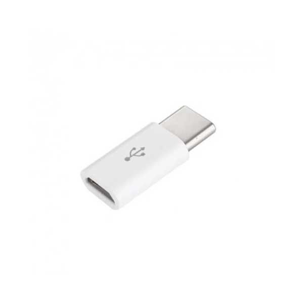 Перехідник WALKER для зарядки з microUSB на Type-C AMTC01 пластик