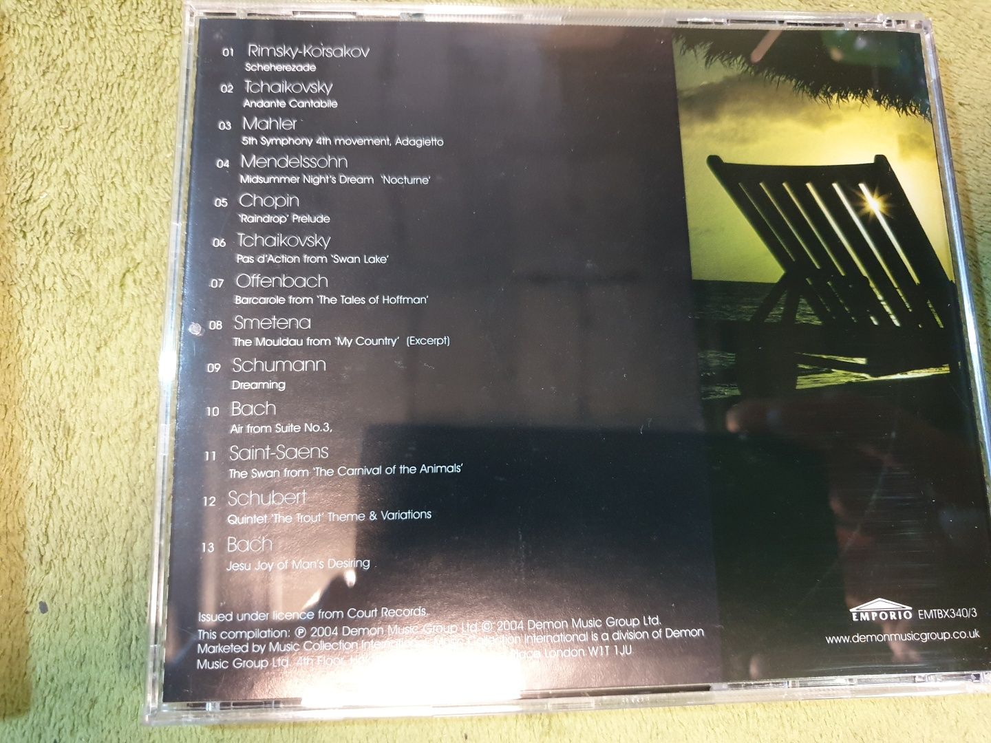 6 płyt CD różni wykonawcy, muzyka poważna.