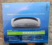 Linksys Cisco WAG120N router modem ADSL switch LAN WAN
