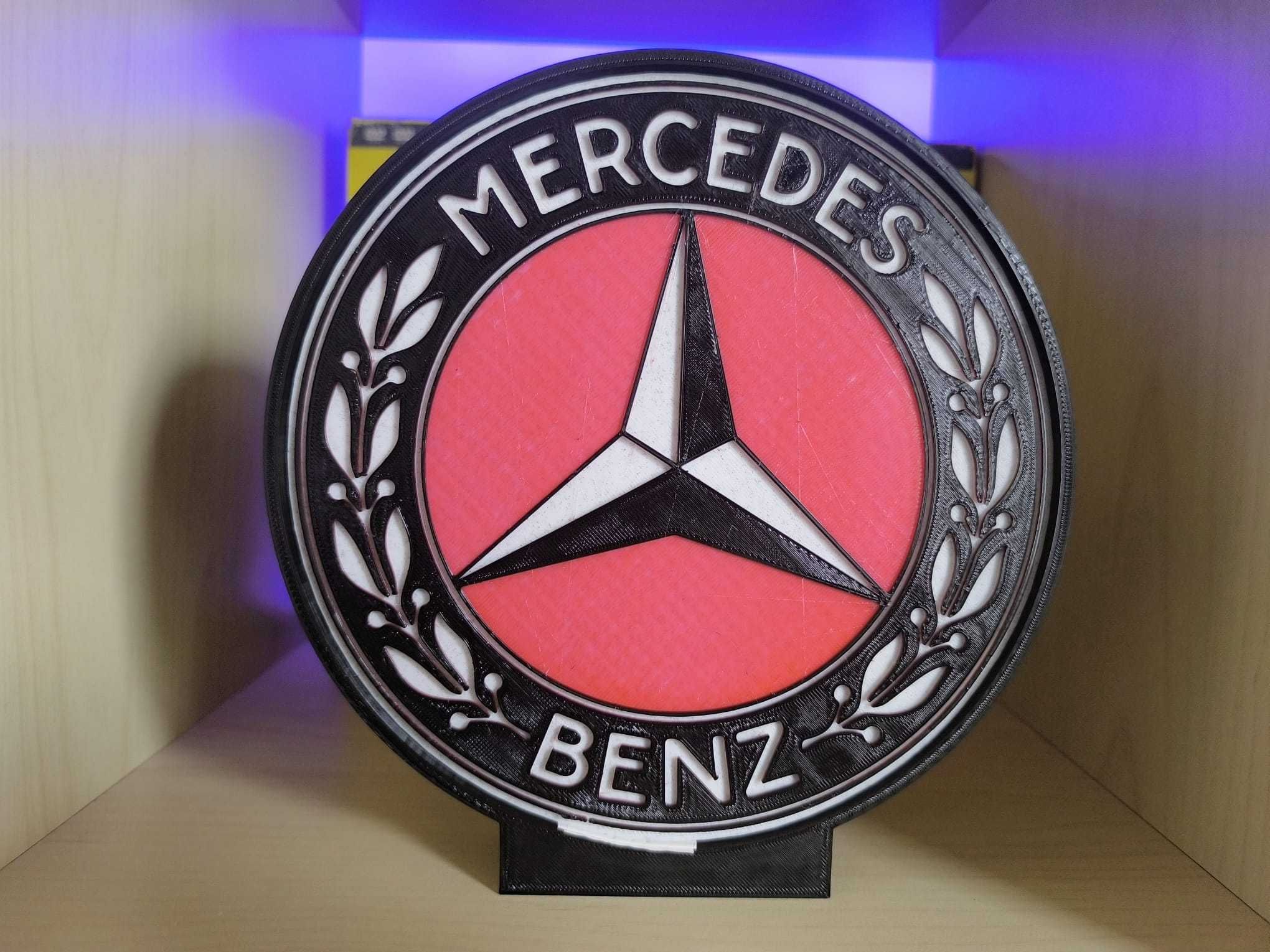 Luminaria - Lightbox  "MERCEDES-BENZ" V1