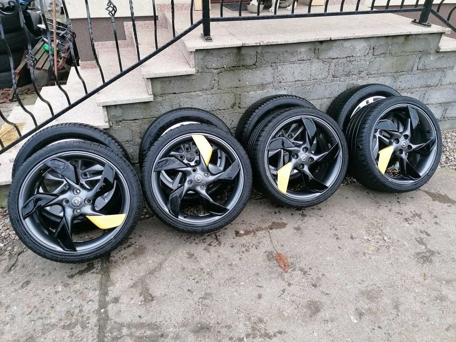 KOŁA alufelgi 4x100 18 OPEL CORSA D E 225/35/R18 astra MERIVA piękne