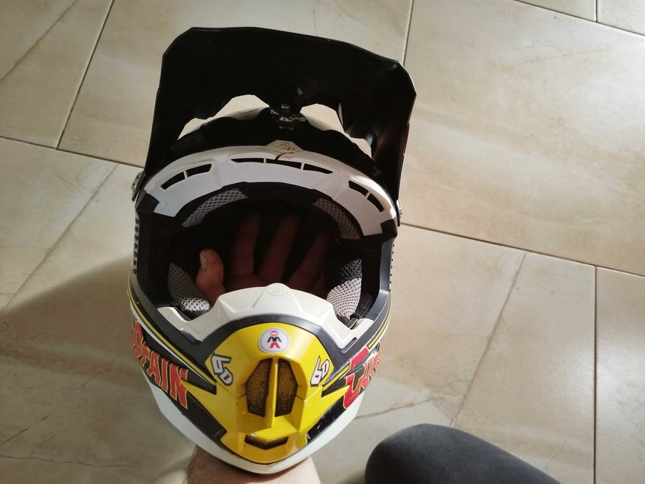 kask enduro/cross quad 6D zawodniczy S (55-56)nie leat airoh
