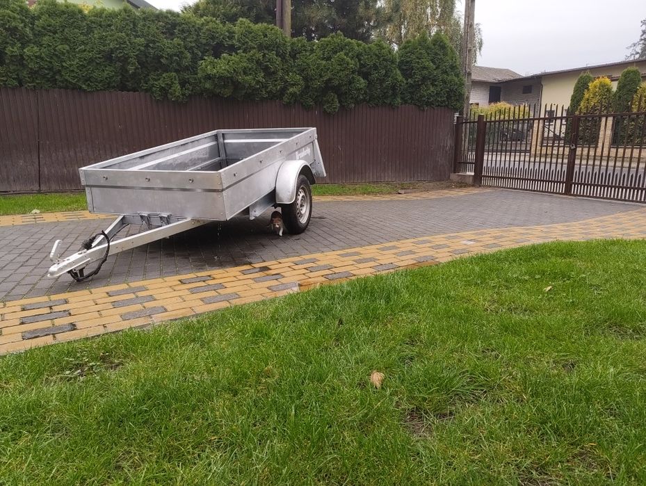 Przyczepka samochodowa brenderup z wywrotem