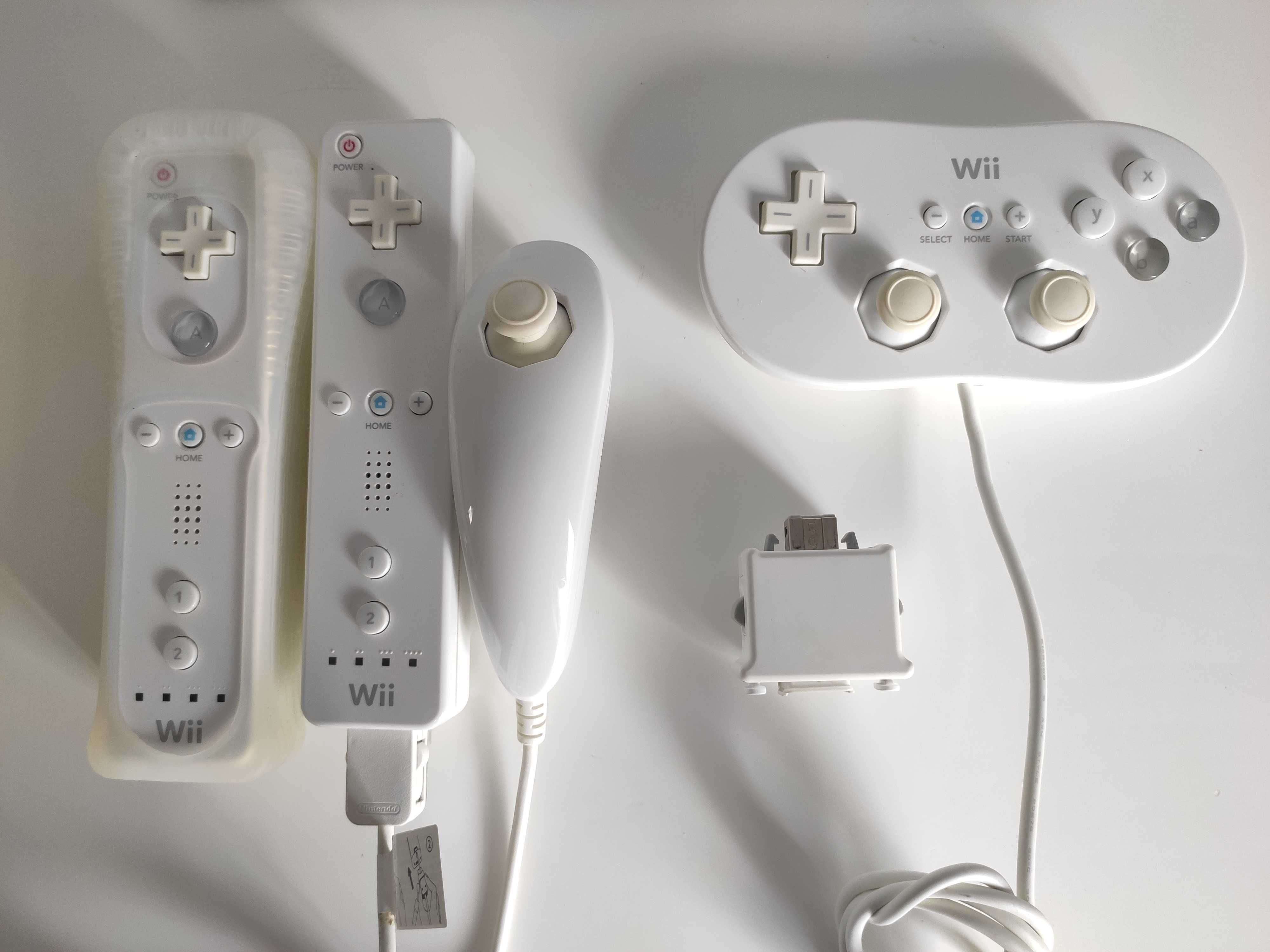 Acessórios Wii : Comando, Nunchuk, Motionplus, Sensor bar,