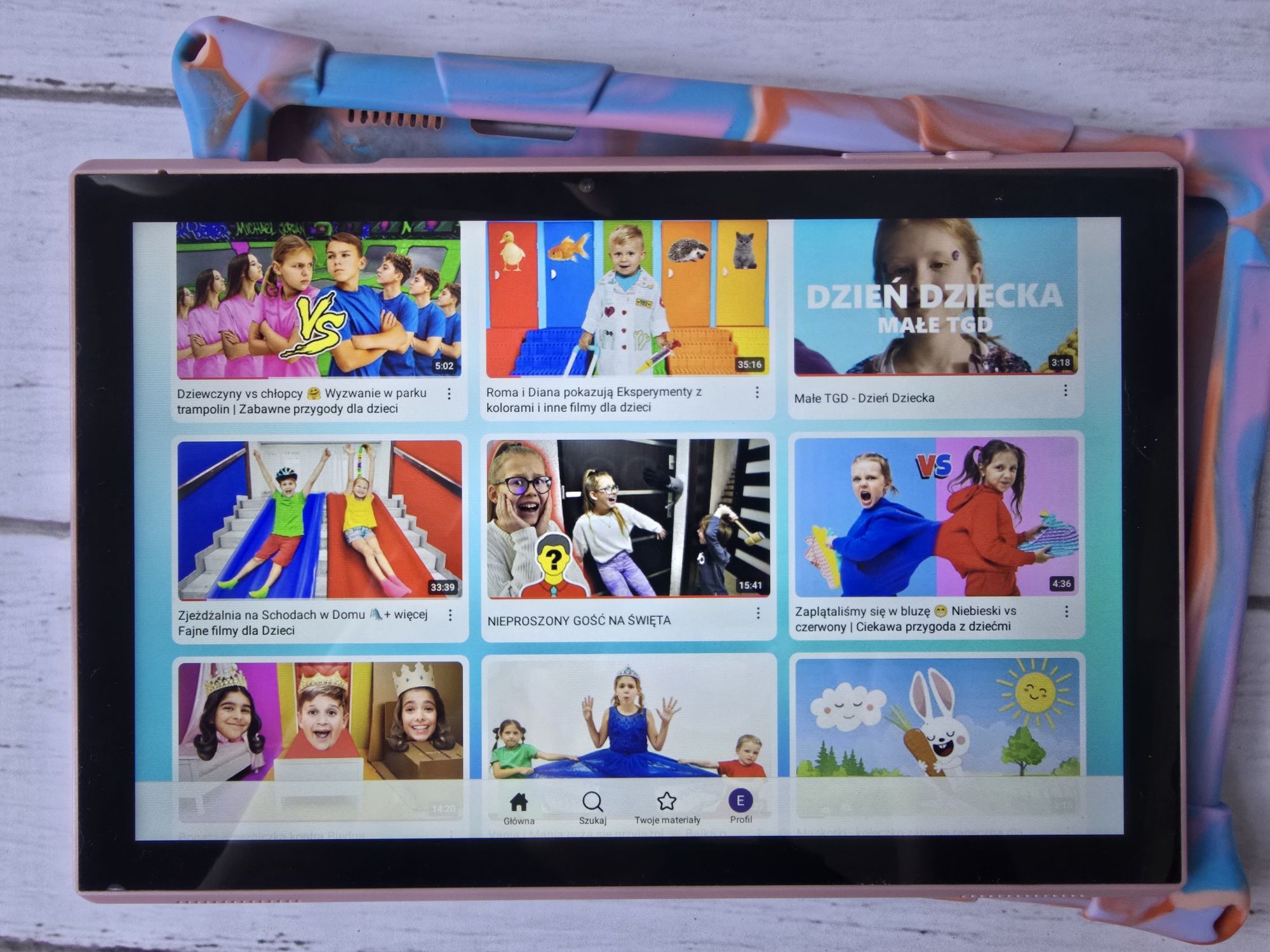 Tablet dla dzieci 10 cali Android 15 stan bardzo dobry