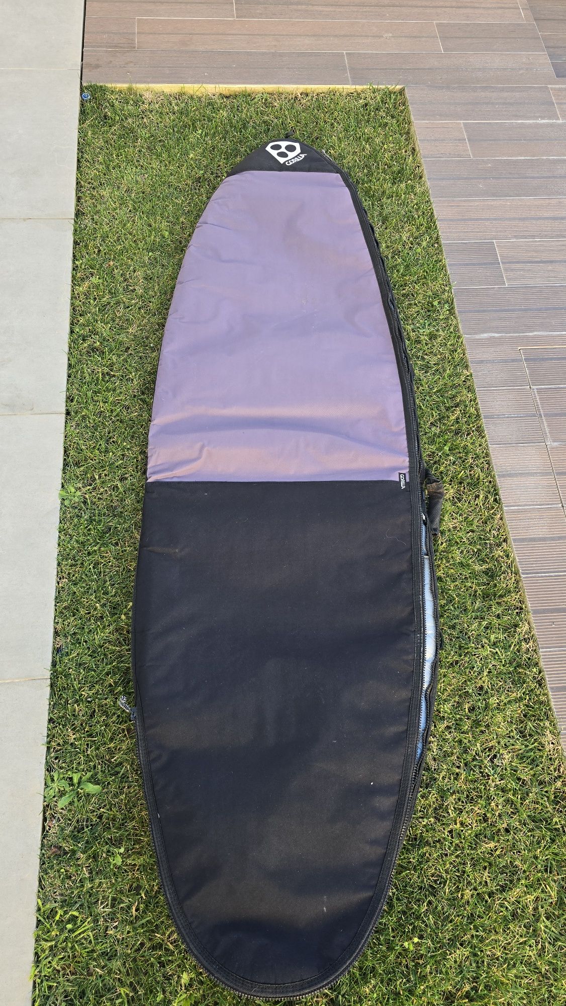 Capa saco dupla reforçada surf surfboards Gorilla 6.7 impecável