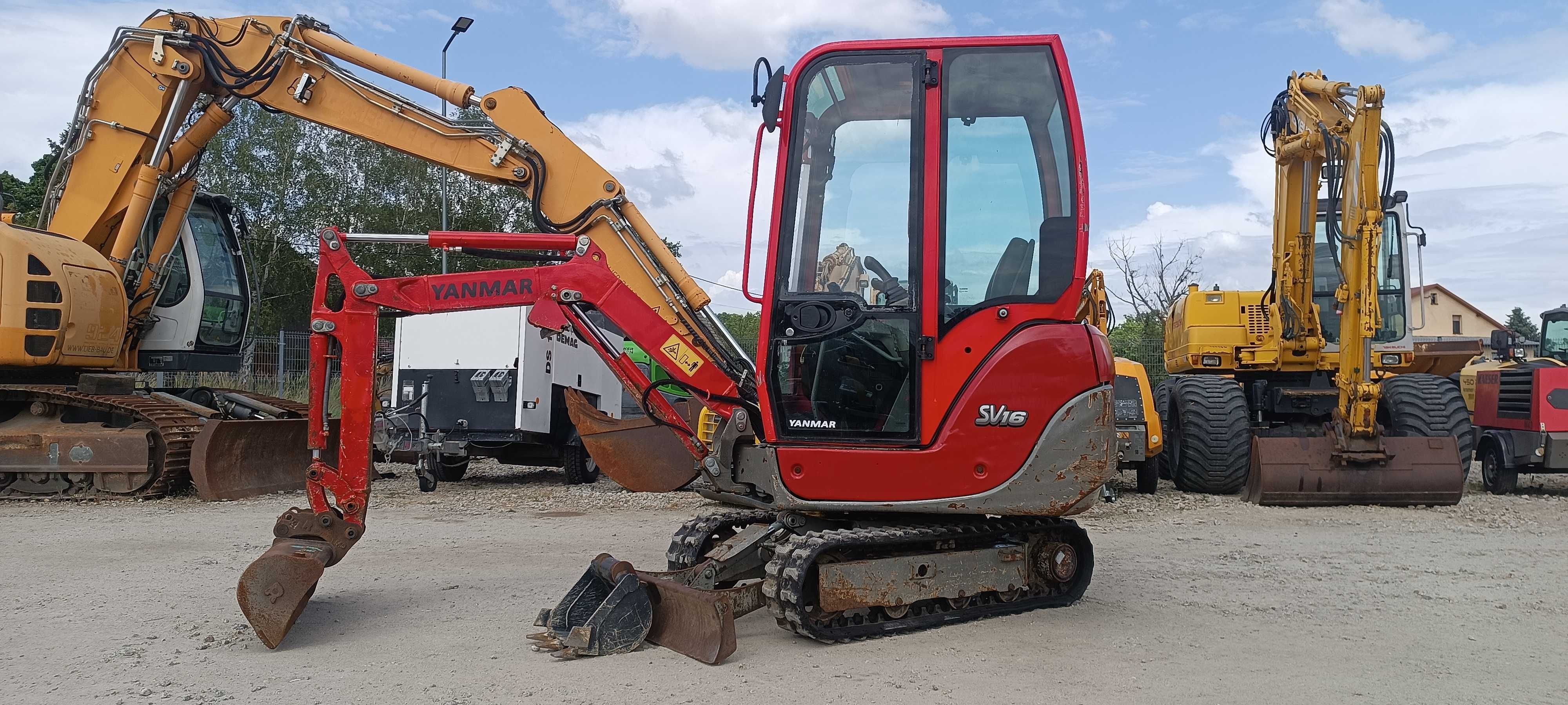 Minikoparka YANMAR SV 16 / 1.7t ! / 14r ! | SV 18 20 22  VIO BOBCAT