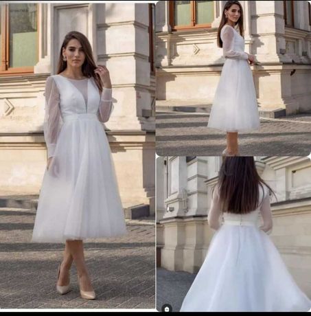 Класне біле плаття