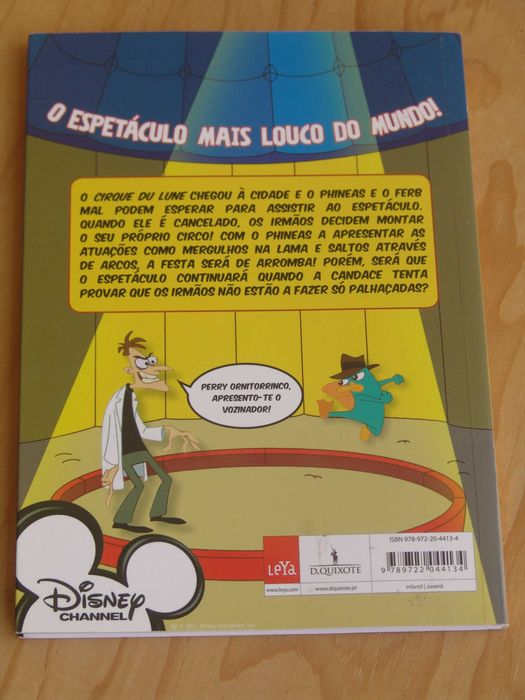 Livro 5  - Phineas e Ferb Vamos ao Circo