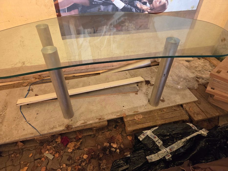 Stół szklany duży , okazja !