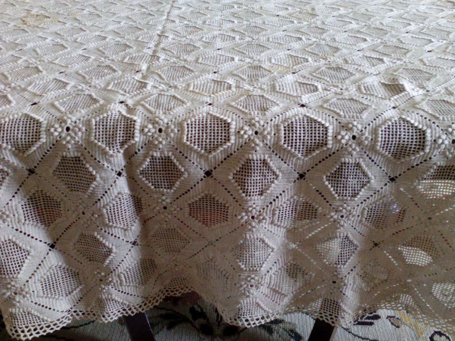 Toalha de mesa em crochet