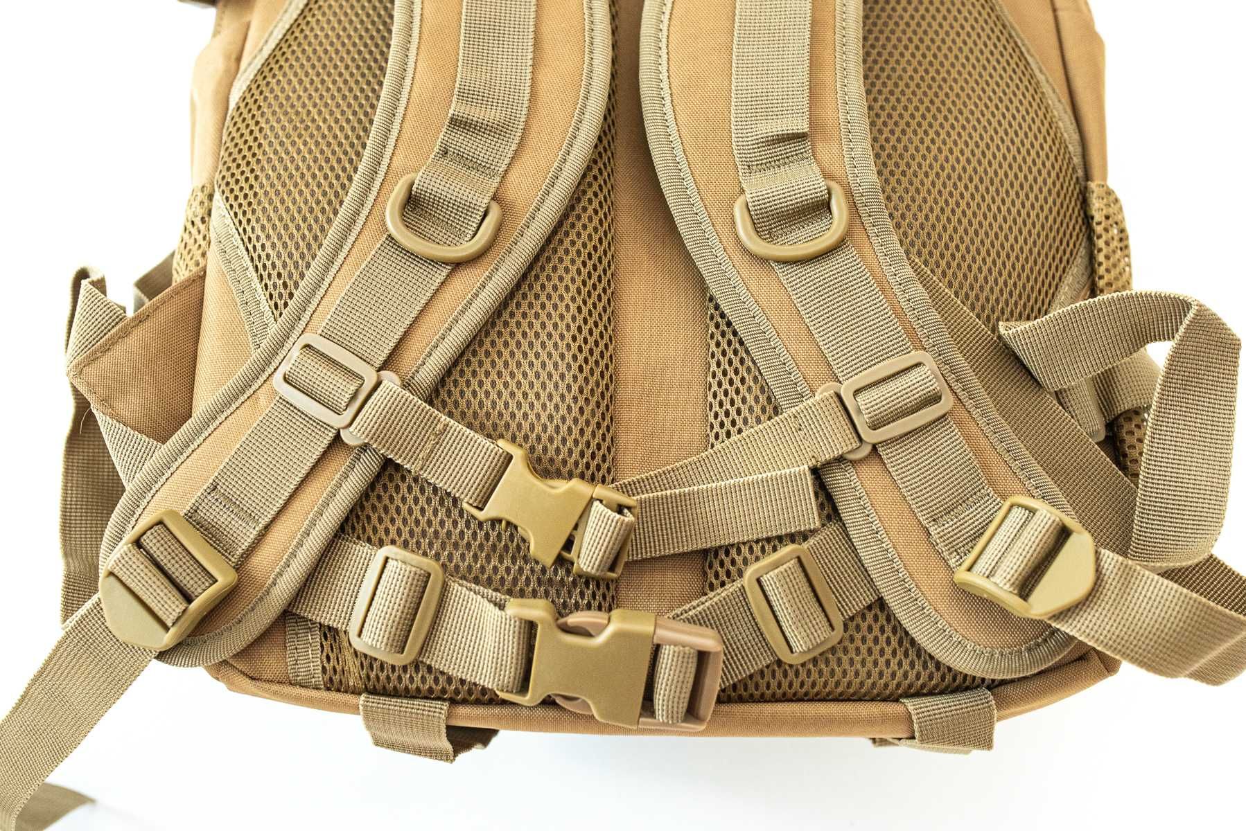 Plecak taktyczny 30L khaki – wojskowy, szkolny, podróżny