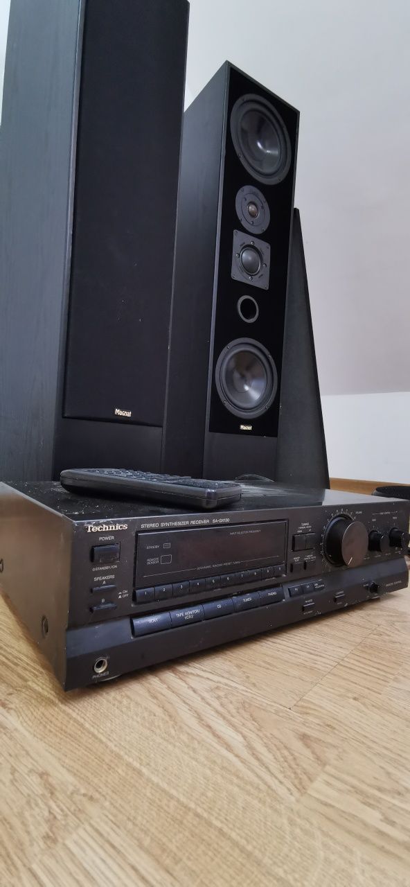 Kolumny wzmacniacz  zestaw Technics SA GX130 Kolumny Magnat vector 6