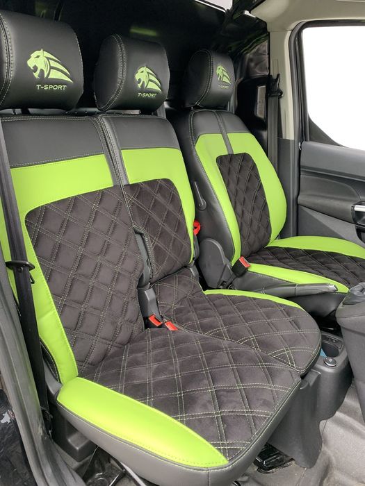 Pokrowce samochodowe premium skóra + pikowany welur Kielce