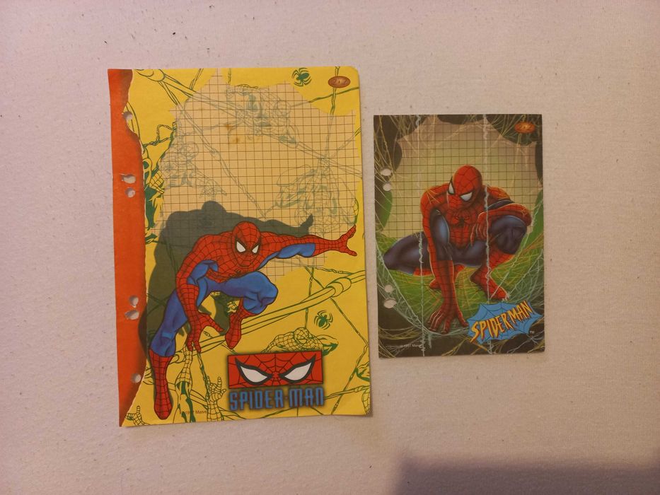 Kolekcjonerskie karteczki do segregatora - SPIDER MAN