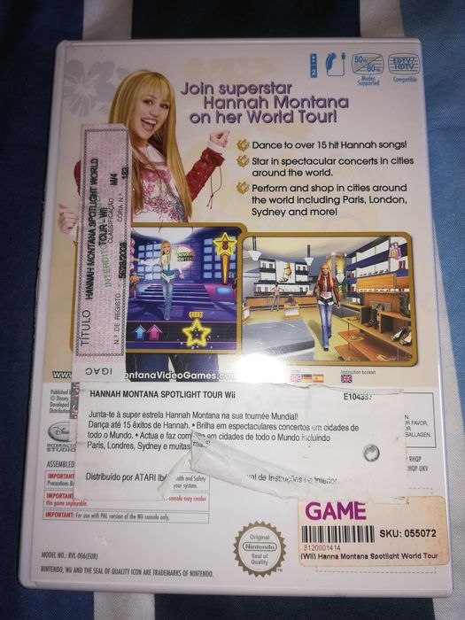 Jogo Wii - Hanna Montana
