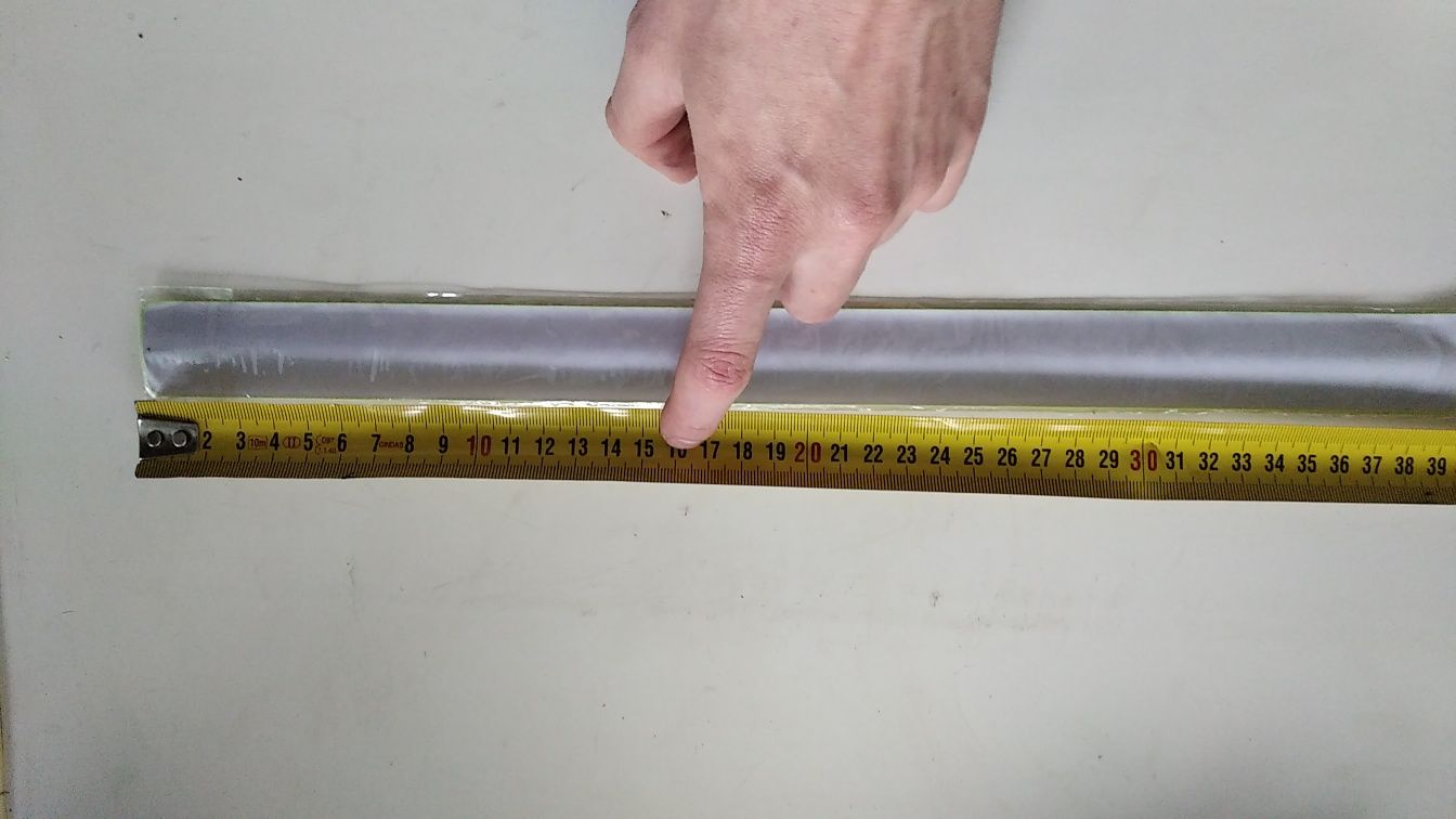 Светоотражающий браслет катафот на руку ногу Салатовый 40 см