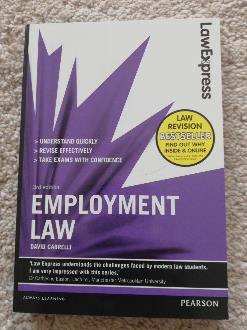 Employment Law. 3rd edition. David Cabrelli