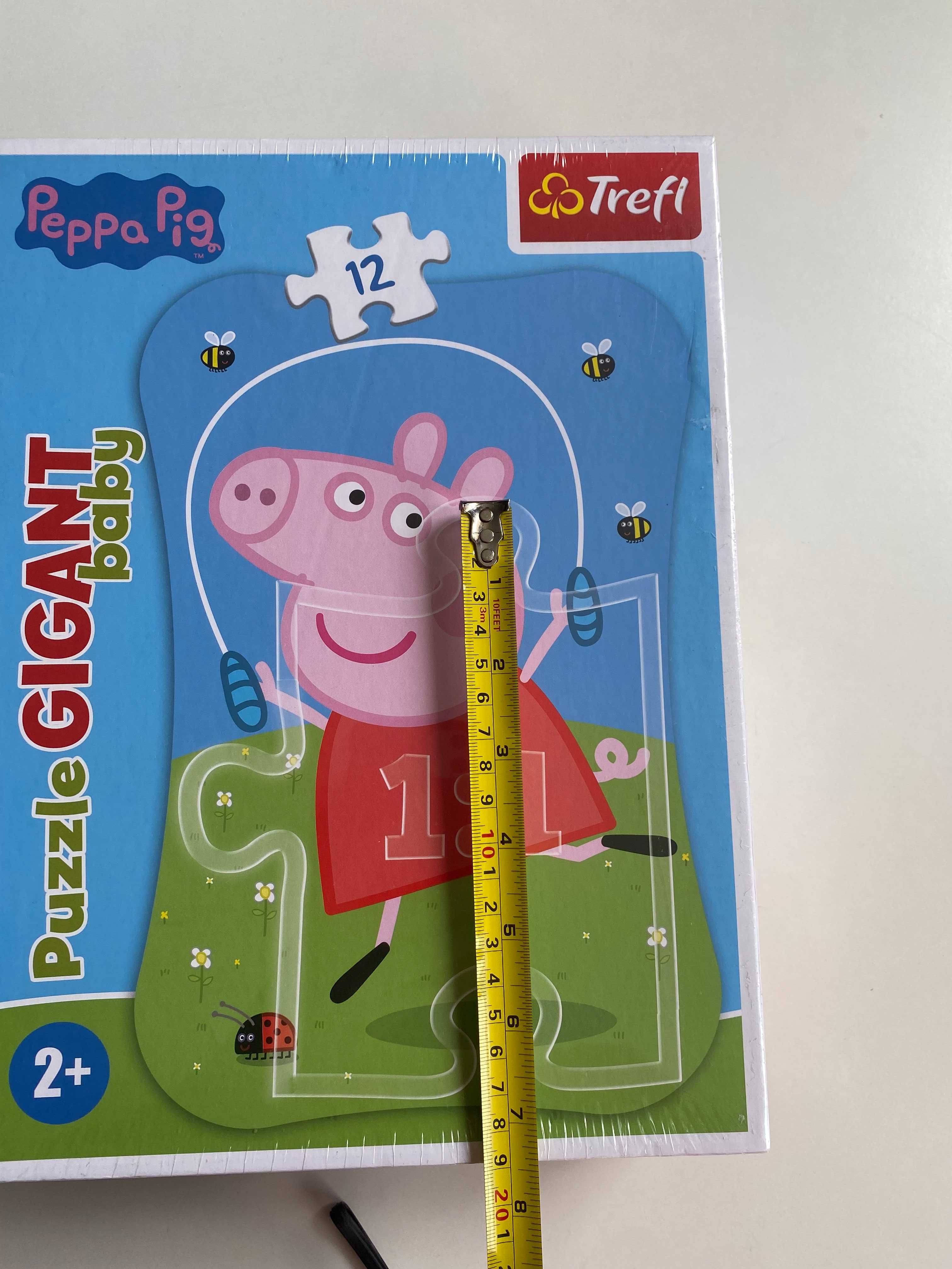 NOWE puzzle Trefl gigant Świnka Peppa 12 elementów