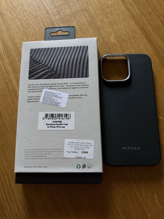 Чохол Pitaka на iphone 16 pro max оригінал