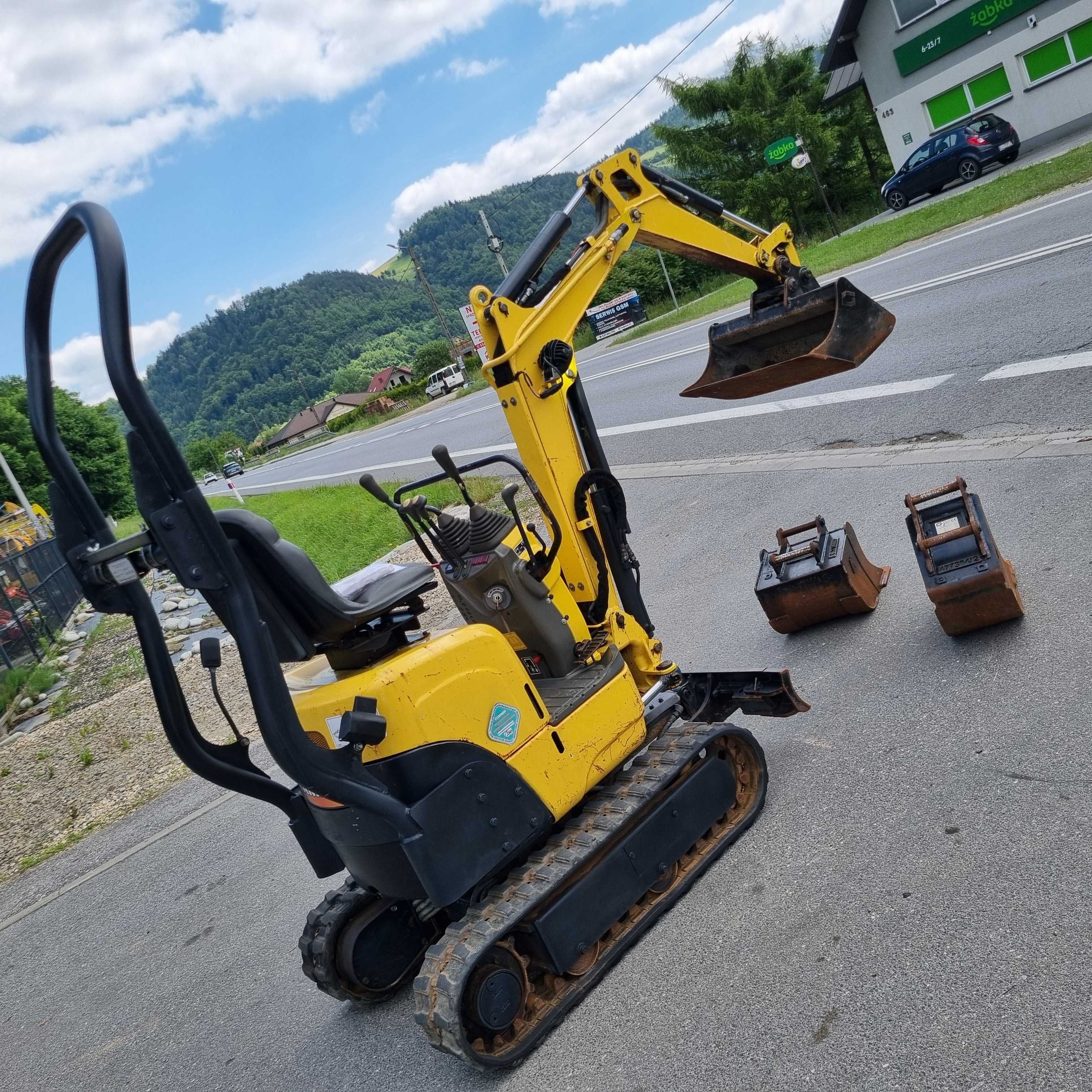 Yanmar SV08-1S Minikoparka 1,1 tony JAkNOWA 2016r zNorwegi 839h 3łyżki