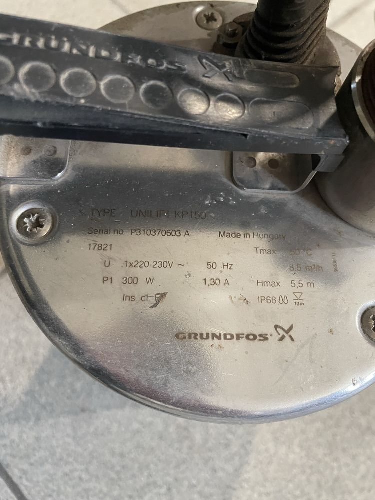 Дренажний насос погружний Grundfos kp150