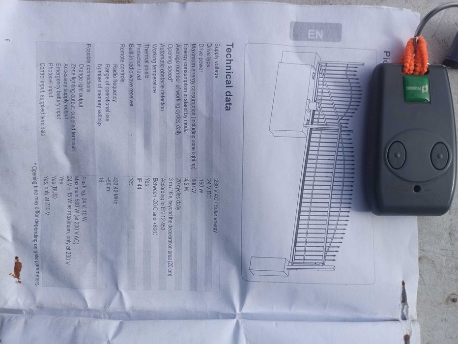 Napęd do bramy przesuwnej somfy (nie faac nice bft beninca)