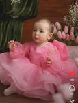 Шикарна рожева сукня на 1 рочок Daniel kids