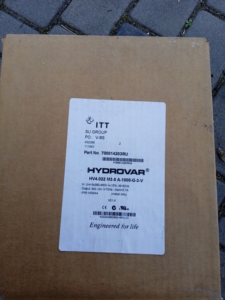 Частотний перетворювач для насоса Lowara Hydrovar HV4.022 2.2кВт (Італ