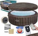 Basen z hydromasażem SPA Lay-Z Bali Brown 7 osobowe Bestway