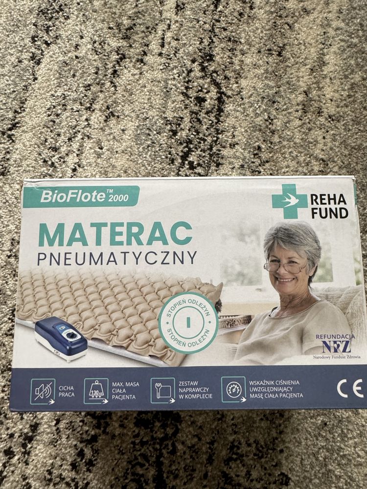 Materac przeciwodleżynowy pneumatyczny
