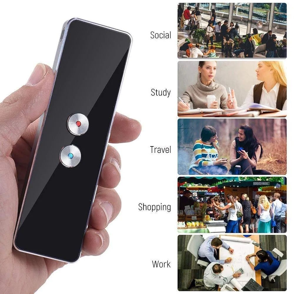 Tłumacz języka dwukierunkowy elektroniczny Smart Translator T8