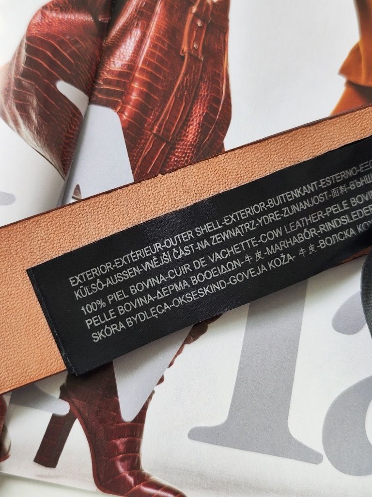 Massimo Dutti шкіряний ремінь.Іспанія. унісекс