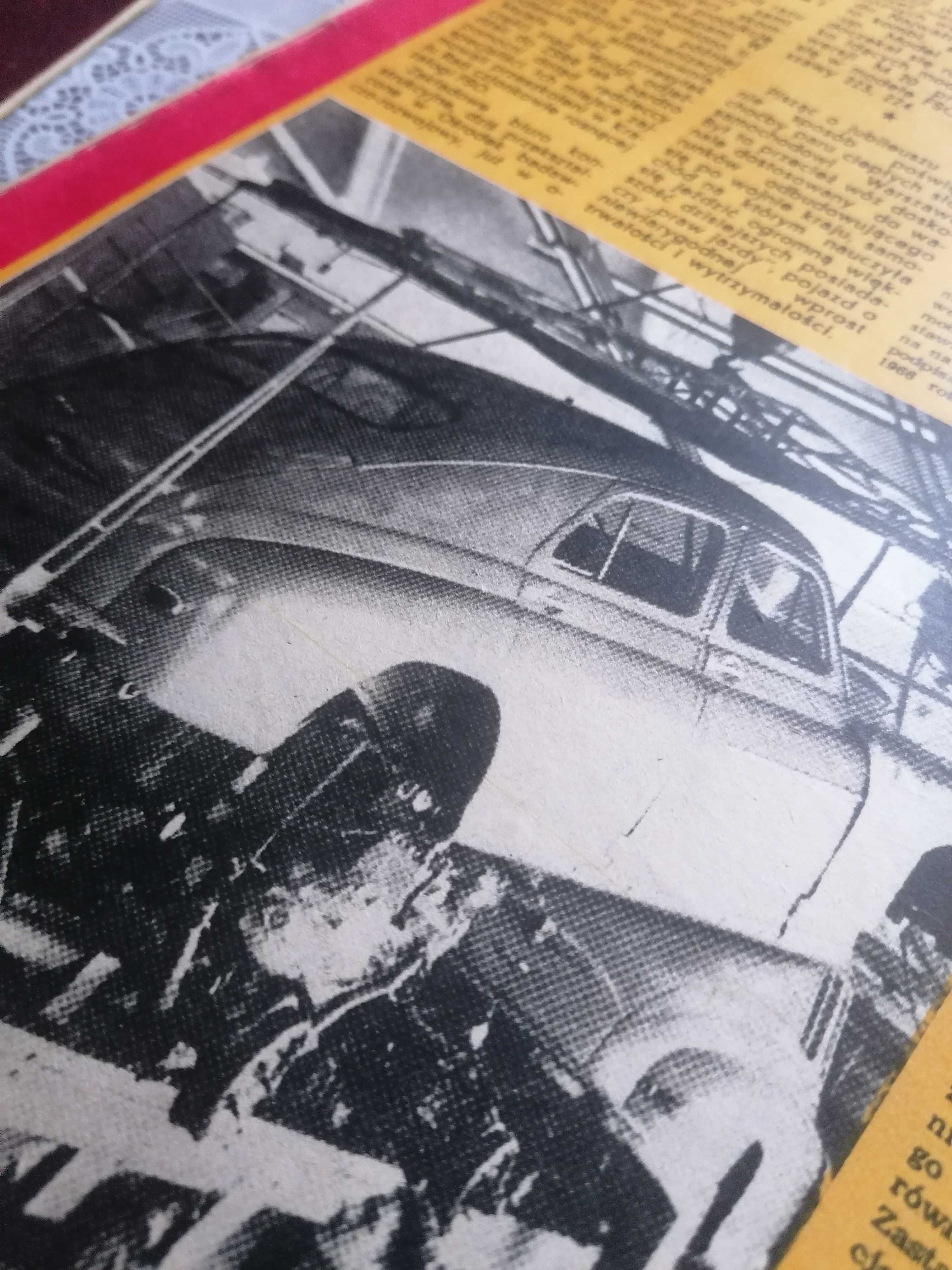 Gazeta MOTOR 1976 nr 46 25 lat FSO WARSZAWA 201 PRL klasyk zabytek