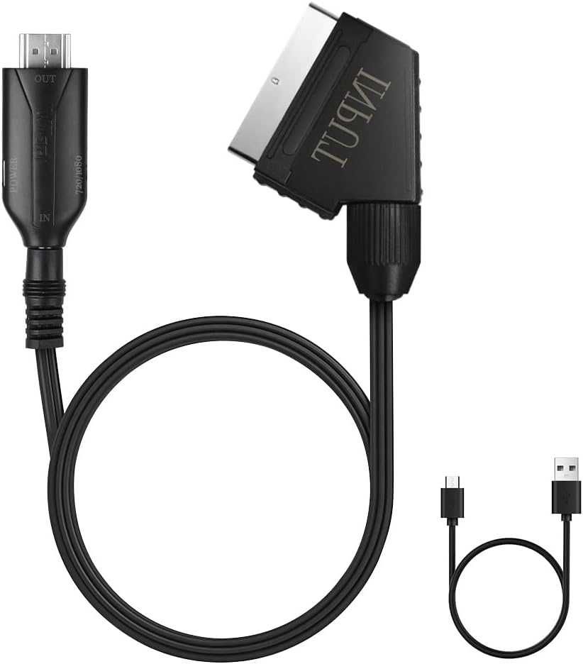 Adapter , konwerter Scart na HDMI z kablem HDMI Q1-33757 SPM307