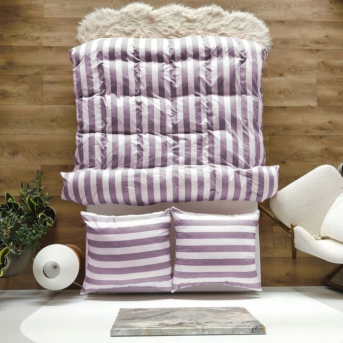 Pościel 220x200 Mikrofibra poszewki 70x80 Komplet Eusebia Home W Pasy