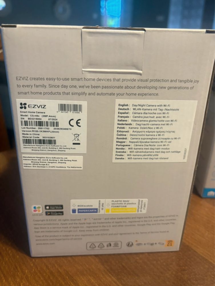 kamera ezviz smart home camera H8c 2K