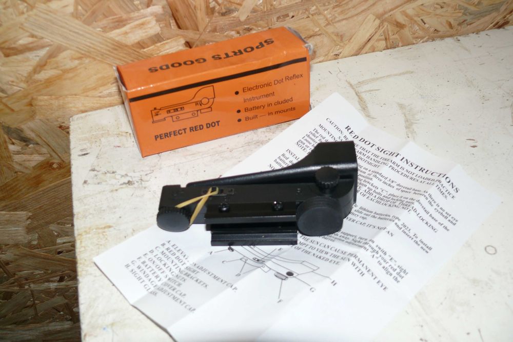 Mira de ponto vermelho, modelo Red Dot Sight.