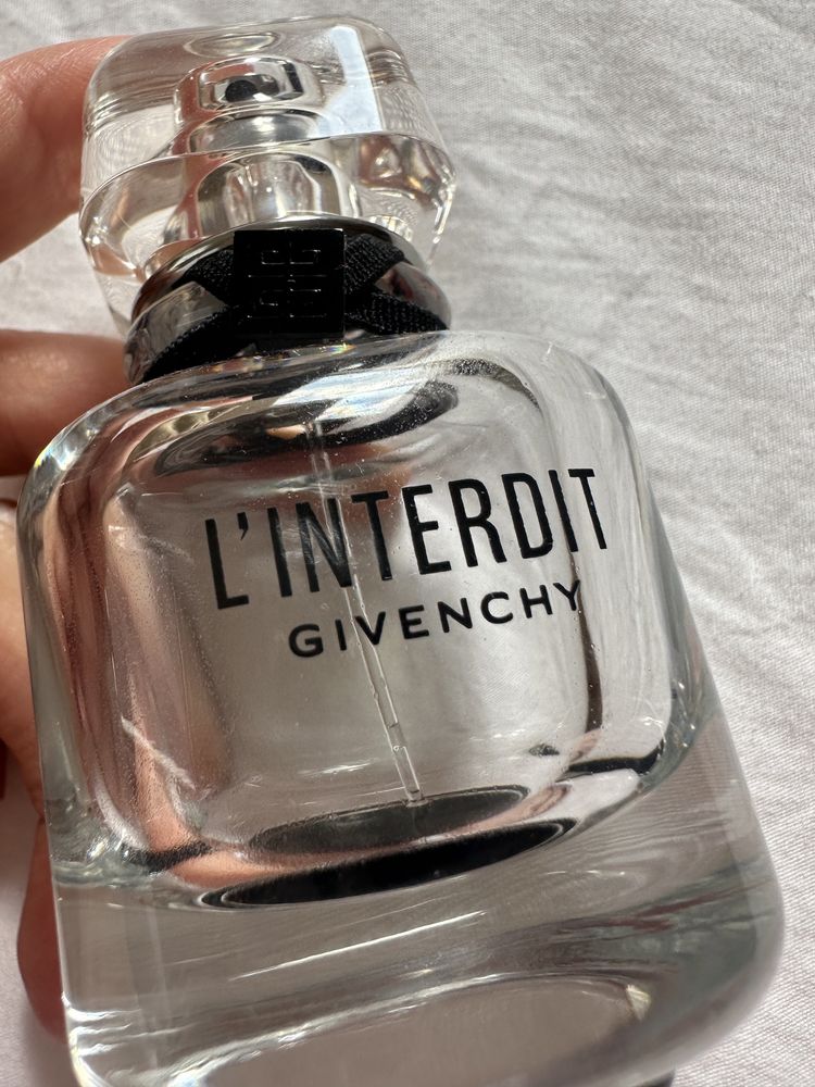 Perfumy Givenchy L’interdit puste opakowanie