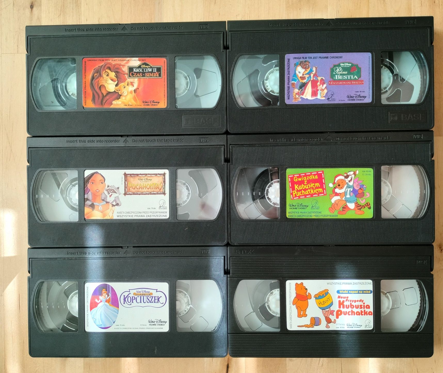 Disney 6 bajek VHS
