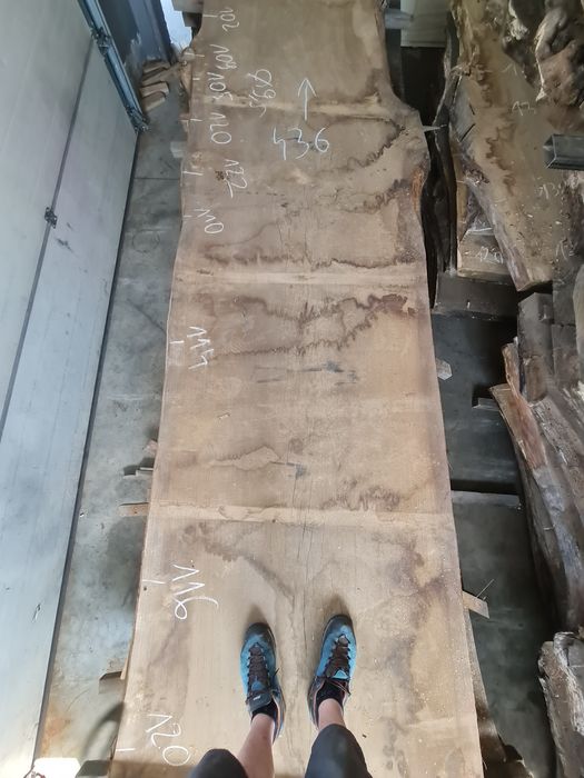 Dąb suchy monolit klasa 1 równy prosty blat drewniany na stół