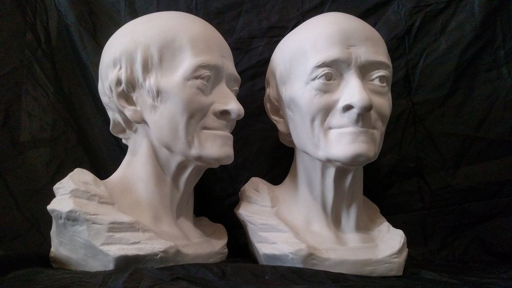 Скульптура гипс бюсты барельєфы