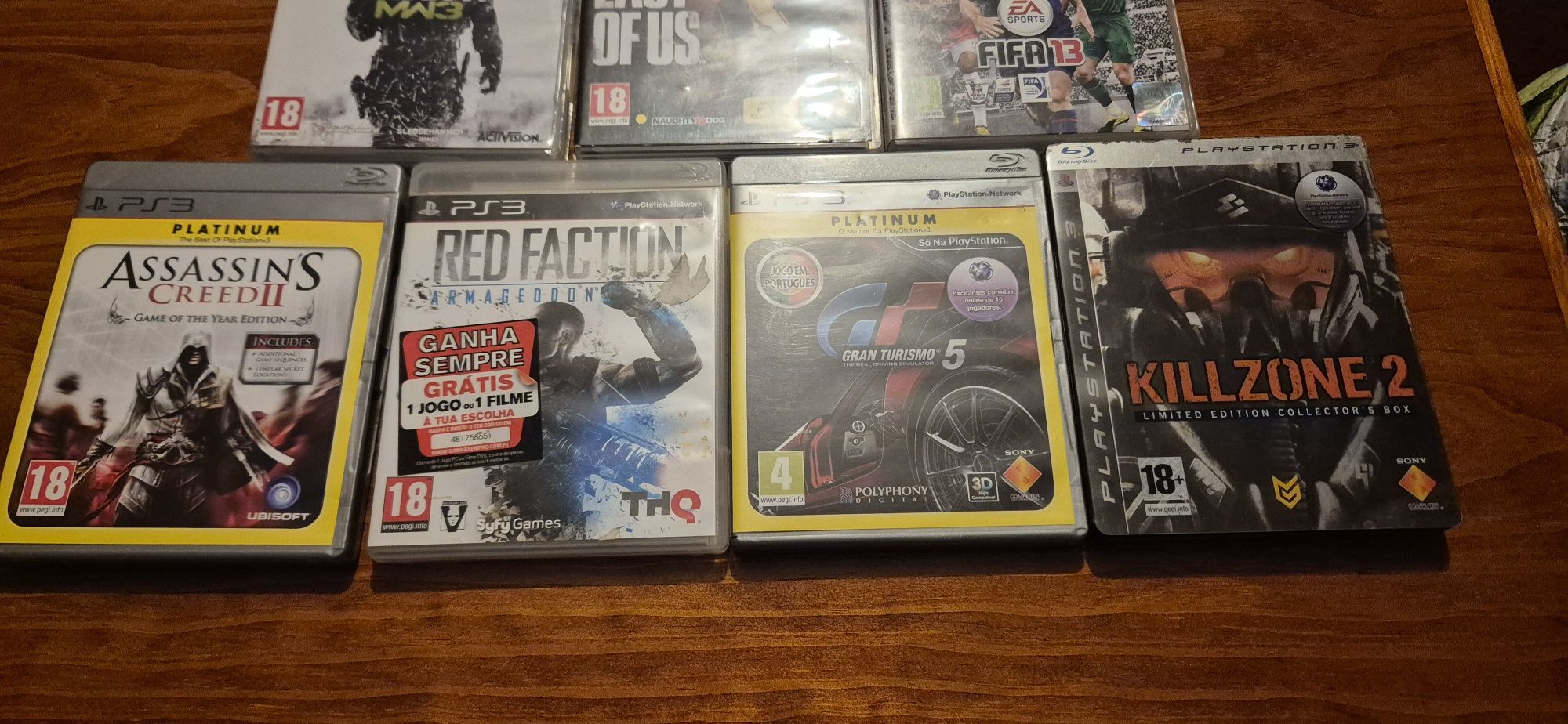 Conjunto jogos playstation 3