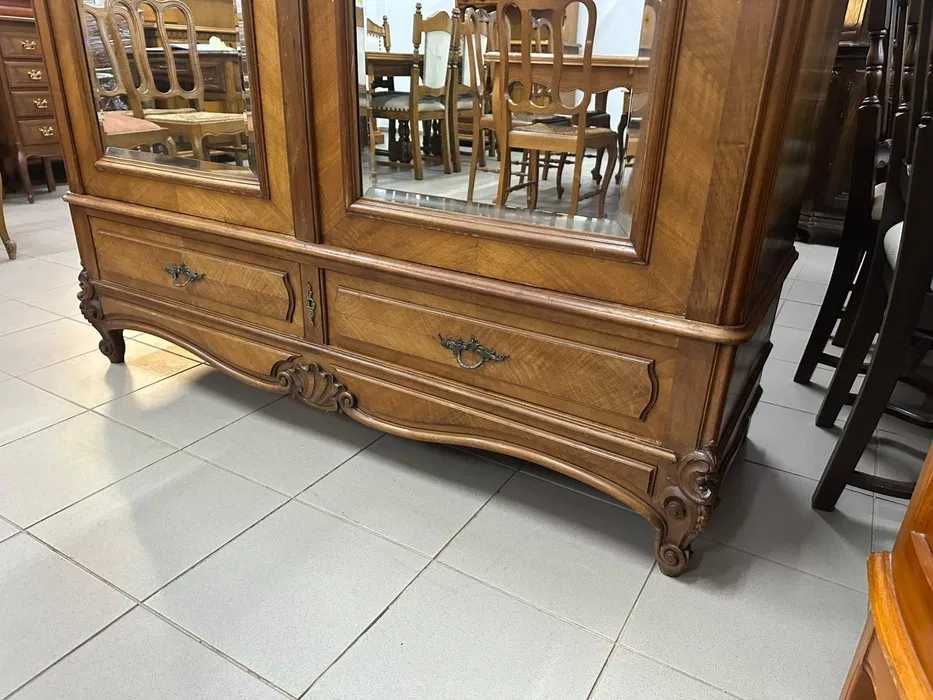 Wyjątkowa szafa-styl Rocaille z dużymi lustrami. Transport cały kraj.