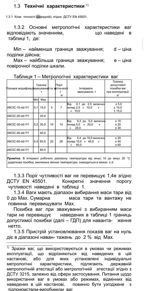 Ваги для статичного зважування  автомобільні електронні  АКСІС